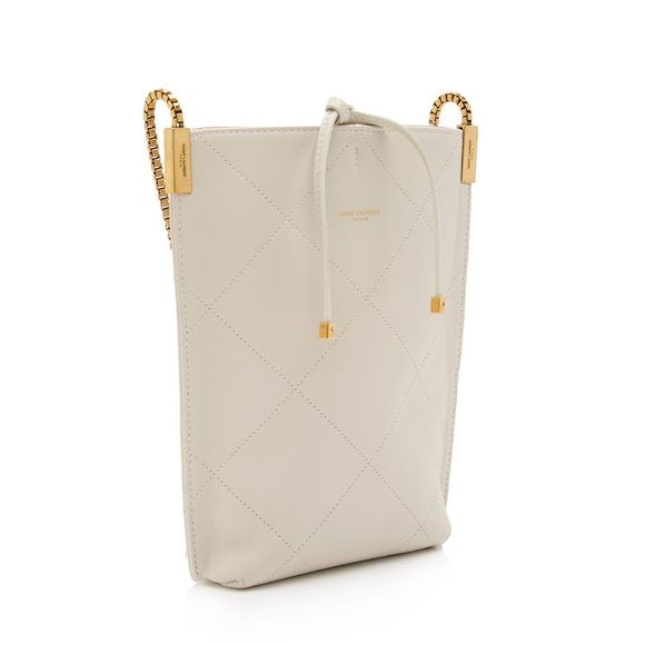 Saint Laurent Lambskin Suzanne Mini Hobo - Picture 2 of 13